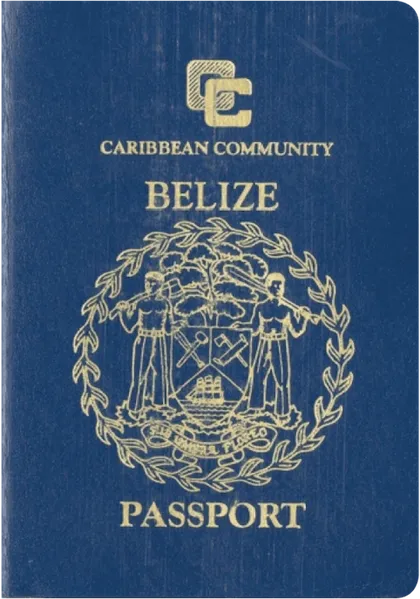 Belize passport