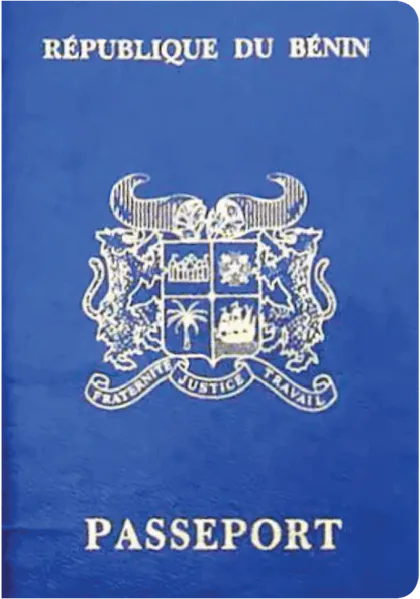 Benin passport