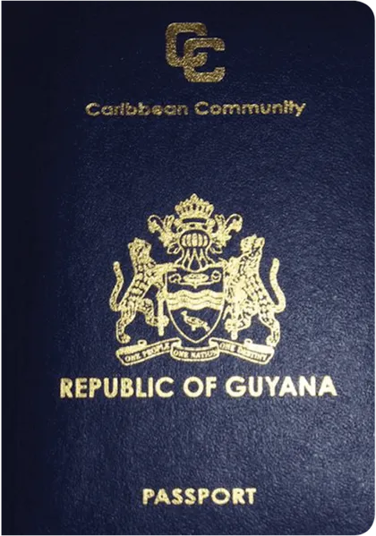 Guyana passport