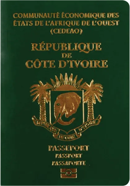 Ivory Coast passport