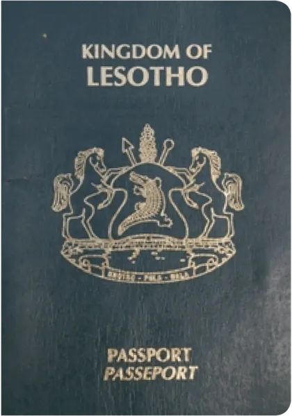 Lesotho passport