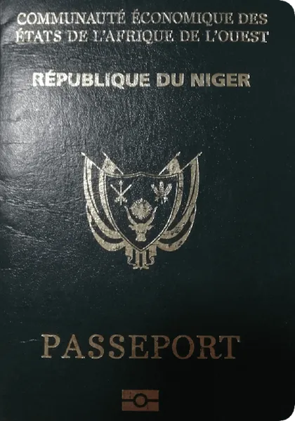 Niger passport