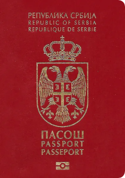 Serbia passport