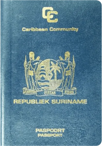 Suriname passport
