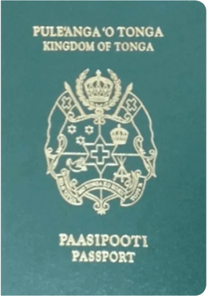 Tonga passport